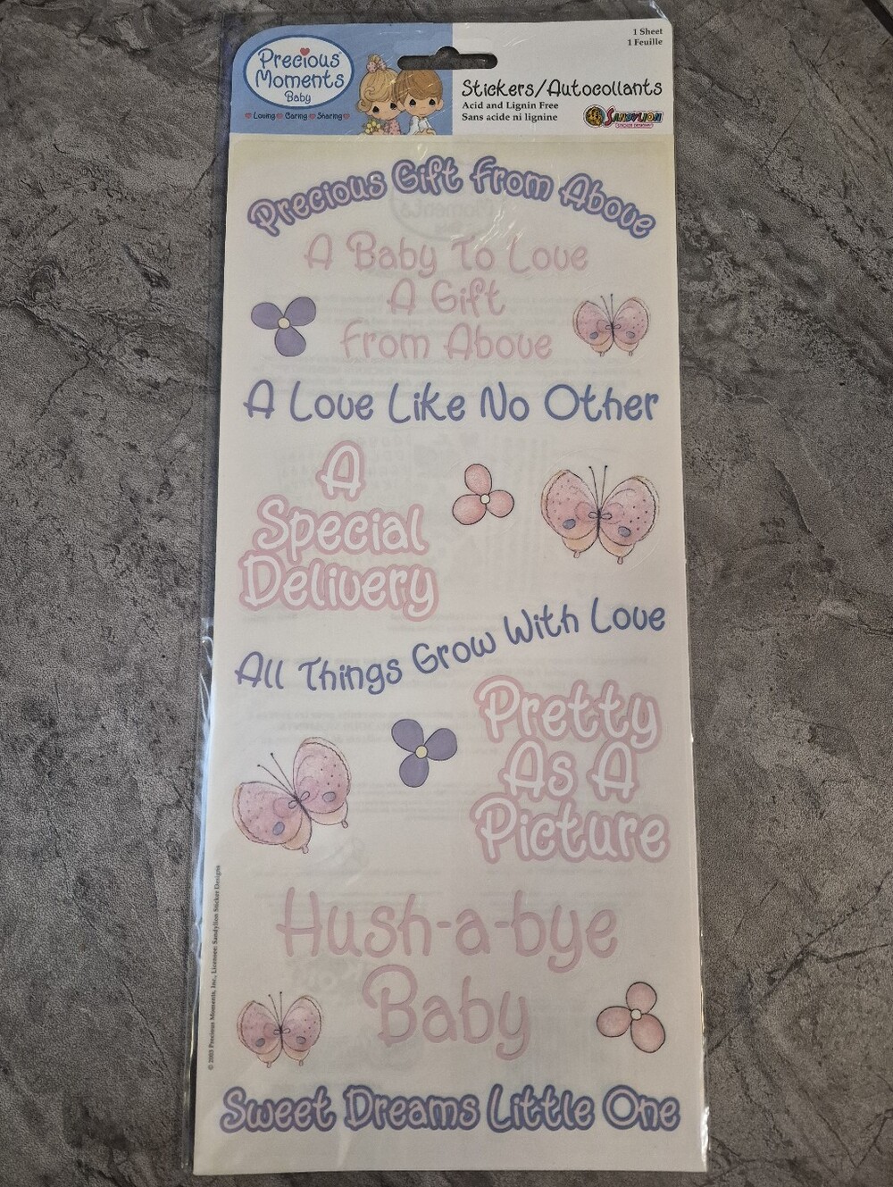 Vintage Rare 2003 Precious Moments Stickers